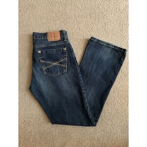 John B. Stetson 1014 Rocker Fit Boot Leg Jeans Mens 34x31 Western